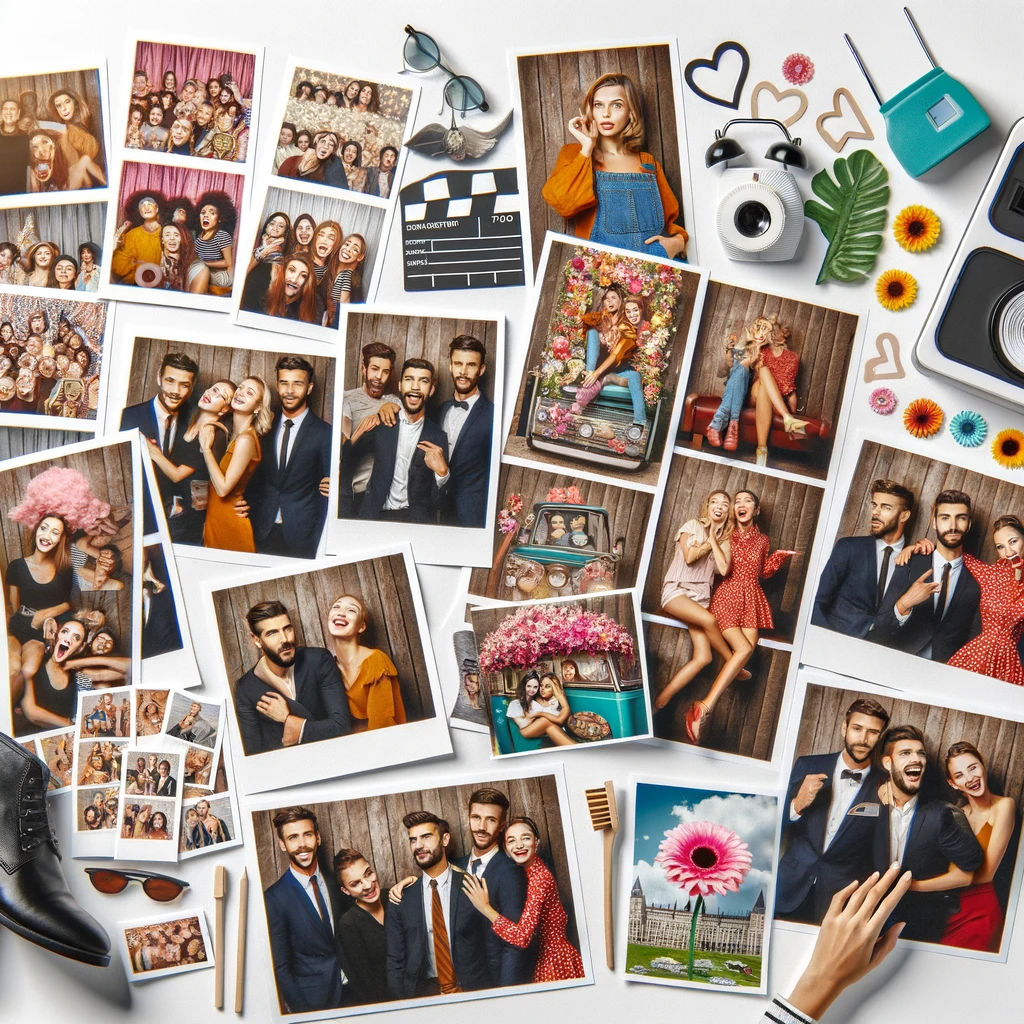 Photo d'options d'impression flexibles lors d'un achat photobooth